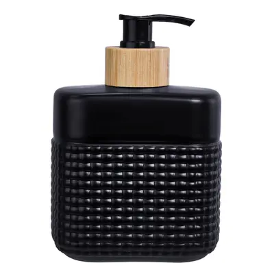 PORTA SABONETE LIQUIDO DE VIDRO GOLA DE BAMBU HAUSKRAFT 420ML
