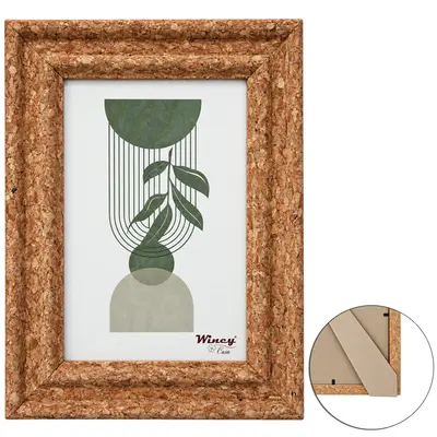 PORTA RETRATO 10X15 COM MOLDURA DE MADEIRA MDF LIGNUM