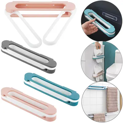 SUPORTE PRATELEIRA ORGANIZADOR DE PLASTICO RETRATIL COM AUTOADESIVO MULTIUSO COLORS 74X5,5X4CM