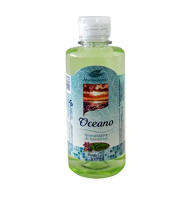AROMATIZANTE DE AMBIENTES OCEANO COM TAMPA FLIP 300ML