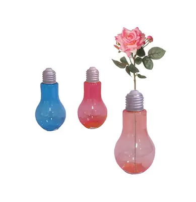 VASO DE PLASTICO LAMPADA COLORS 200ML 13,5CM