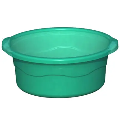 BACIA DE PLASTICO REDONDA COM ALCA 5L 12X30CM DE Ø