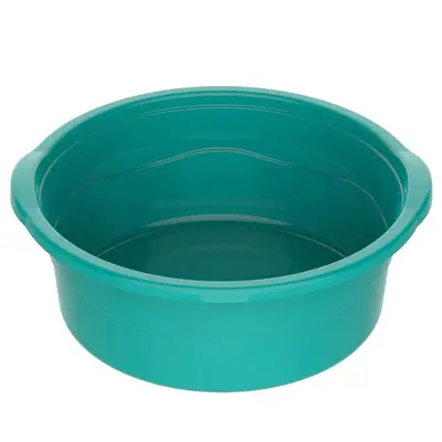 BACIA DE PLASTICO REDONDA COM ALCA 9L 13X35CM DE Ø