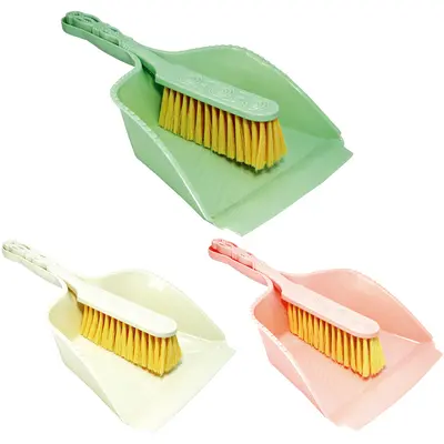 ESCOVA ESPANADEIRA COM PA DE PLASTICO MULTIUSO COLORS 34X22CM