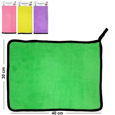 PANO DE LIMPEZA DE MICROFIBRA MULTIUSO PREMIUM 40X30CM