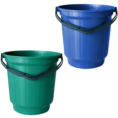 BALDE DE PLASTICO REDONDO COLORS COM ALCA 20L 34X31CM DE Ø