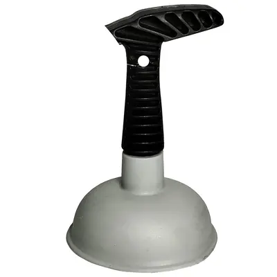 DESENTUPIDOR DE PIA DE BORRACHA CABO PLASTICO MAX CLEAN 15X11CM DE Ø