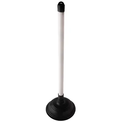 DESENTUPIDOR SANITARIO DE BORRACHA CABO PLASTICO MAX CLEAN 47X13CM DE Ø