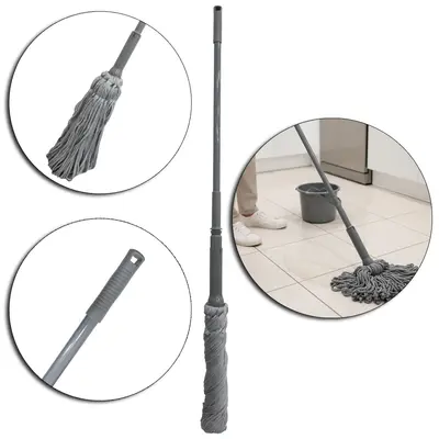 ESFREGAO MOP RED DAILY DE MICROFIBRA CASA BRILHA 130X8CM