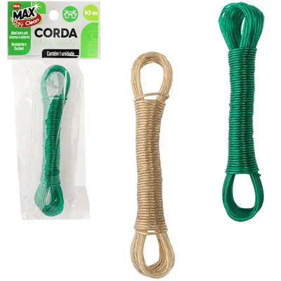 CORDA DE ACO REVESTIDO COM PVC PARA VARAL MAX CLEAN 20 METROS