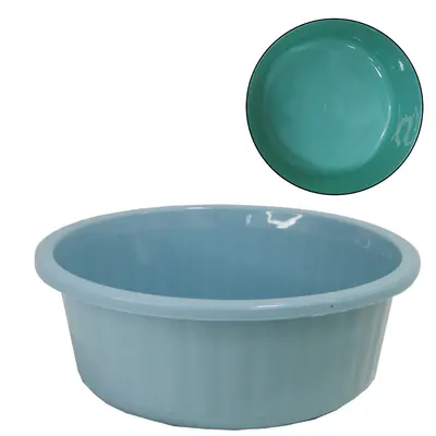 BACIA DE PLASTICO REDONDA CANELADA MINI COLORS 750ML 5,5X16CM DE Ø