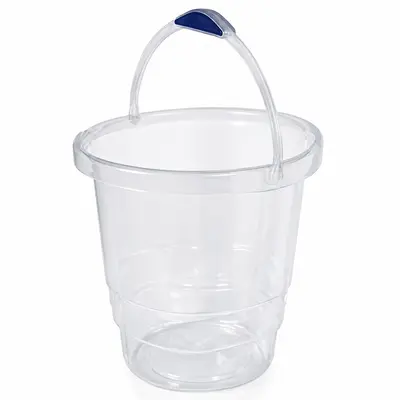 BALDE DE MEDIDA / DOSADOR GRADUADO DE PLASTICO REDONDO COM ALCA 12L 28X30CM DE Ø