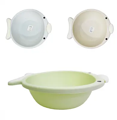 BACIA DE PLASTICO REDONDA PEIXINHO COLORS 2L 27,5X23,8X7,8CM