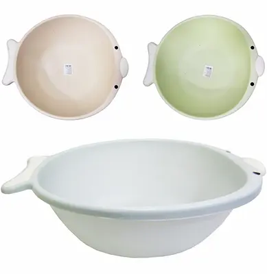 BACIA DE PLASTICO REDONDA PEIXINHO COLORS 4,5L 34,5X30,8X10,3CM