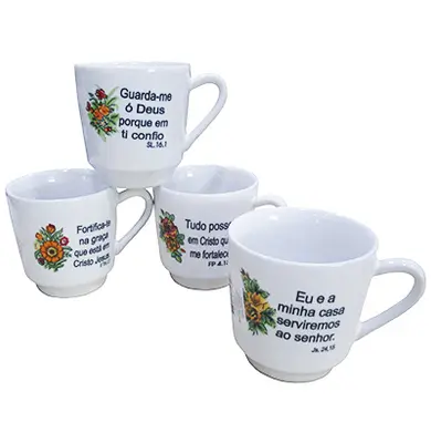 CANECA DE PORCELANA BIBLICA 200ML