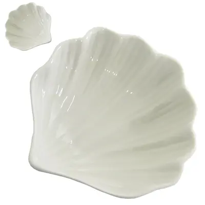 PETISQUEIRA MOLHEIRA CONCHA DE PORCELANA 100ML 11,5X11X3,5CM