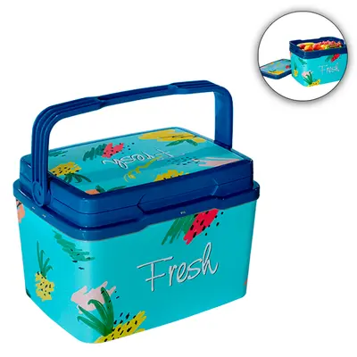 CAIXA TERMICA DE PLASTICO LABEL 7L 28,1X21,2X19CM