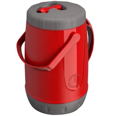 JARRA / BOTIJAO DE PLASTICO PAVIA VERMELHO 2,5L
