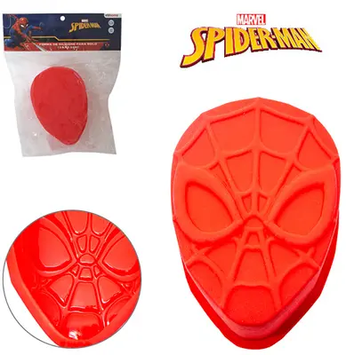 FORMA DE SILICONE PARA BOLO HOMEM ARANHA/SPIDER MAN 600ML 16X11X6CM
