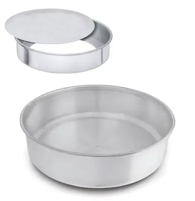 FORMA ASSADEIRA REDONDA COM FUNDO REMOVIVEL 24 POLIDO 2000ML