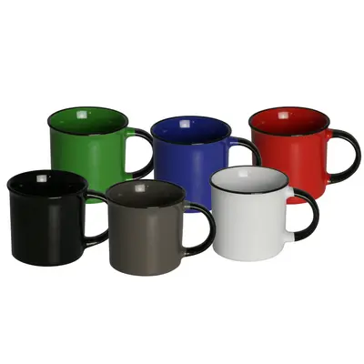 CANECA DE PORCELANA AGATA COLORS 180ML