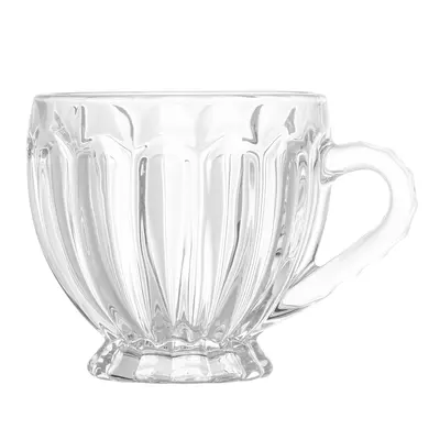 CANECA XICARA DE VIDRO CRISTAL PARA CHA RENAISSANCE 200ML