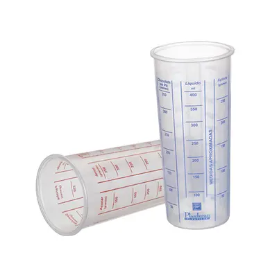 COPO DE MEDIDA / DOSADOR GRADUADO DE PLASTICO COLORS 450ML
