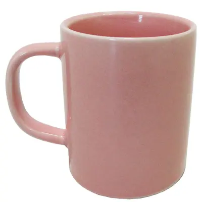 CANECA DE PORCELANA RETA ROSA 100ML