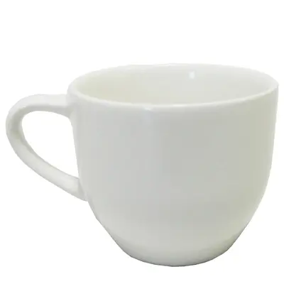 XICARA DE PORCELANA PARA CHA BRANCA 170ML