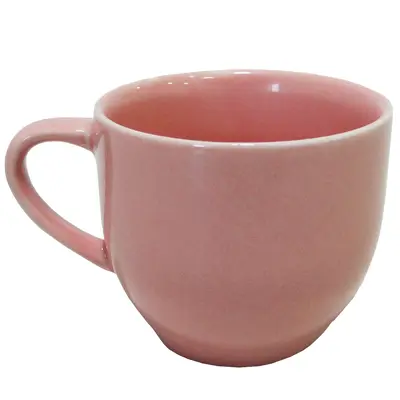 XICARA DE PORCELANA PARA CHA ROSA 170ML