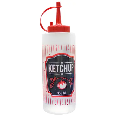 BISNAGA DE PLASTICO PARA KETCHUP 350ML