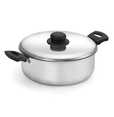 CACAROLA DE ALUMINIO 24 HOME POLIDO 4L