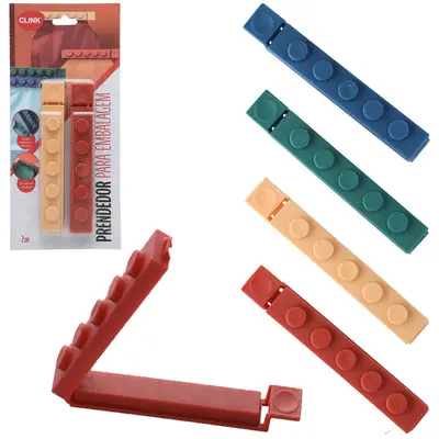 LACRA VEDA EMBALAGEM DE PLASTICO MULTIUSO COLORS COM 2 PECAS 12X1,7CM NA CARTELA