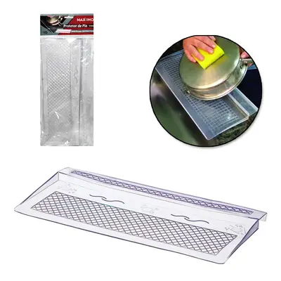 PROTETOR DE PVC PARA PIA COM ENCAIXE GRANDE 37X17X4CM NA SOLAPA