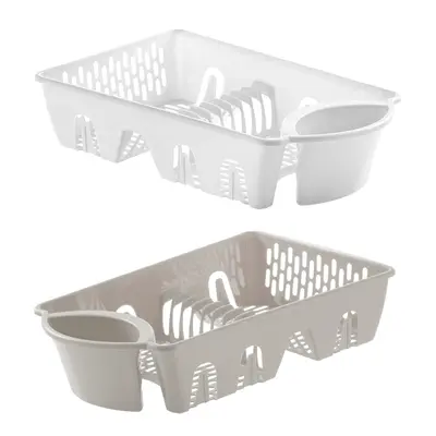 ESCORREDOR SECADOR DE PRATOS DE PLASTICO PLUS 53,5X36,5X12CM