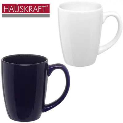 CANECA DE PORCELANA NEUTRA HAUSKRAFT 320ML