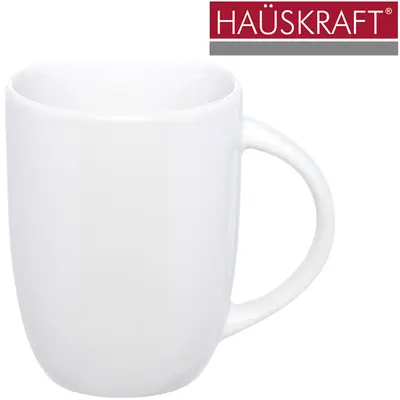 CANECA DE PORCELANA BRANCA HAUSKRAFT 265ML