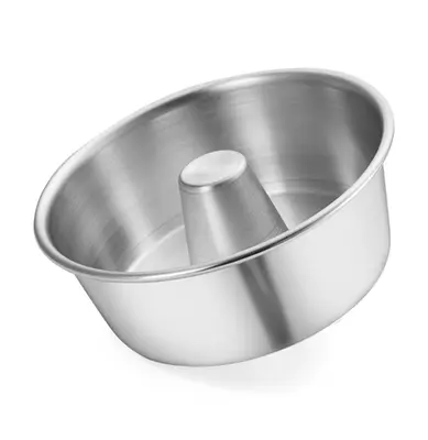FORMA ASSADEIRA DE ALUMINIO PARA BOLO / TORTA / PUDIM COM TUBO 10X24CM DE Ø