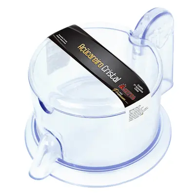 ACUCAREIRO / PORTA CONDIMENTO DE ACRILICO COM TAMPA CRISTAL PREMIUM 300ML