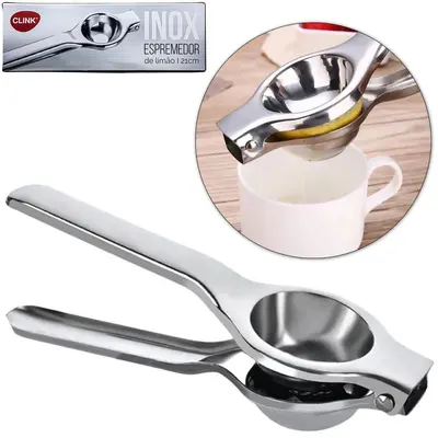 ESPREMEDOR DE LIMAO DE INOX 21CM