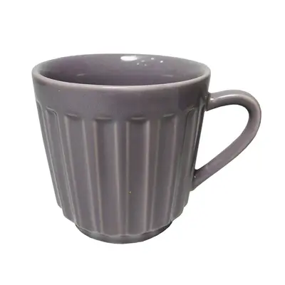 CANECA DE PORCELANA CANELADA UVA 150ML