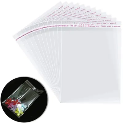 SACO TRANSPARENTE PARA EMBALAGEM COM 100 PECAS 25X35CM