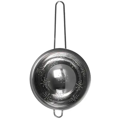 ESCORREDOR DE MASSAS DE INOX COM CABO 36,5X20CM DE Ø