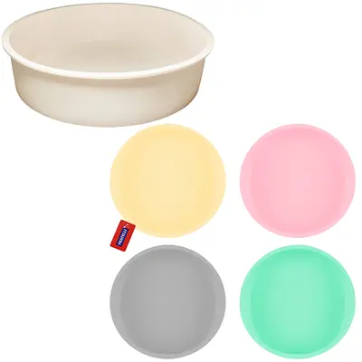 FORMA DE SILICONE REDONDA PARA BOLO/TORTA 6X24CM DE Ø
