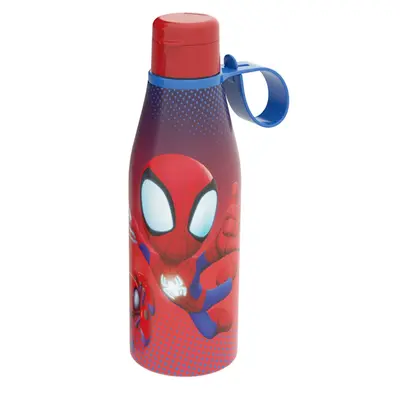 GARRAFA SQUEEZE DE PLASTICO PP SPIDEY AMAZING FRIENDS 530ML