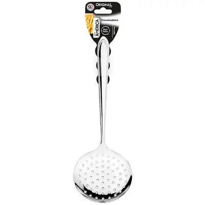 ESCUMADEIRA DE INOX AMERICA 26,8X9,1CM