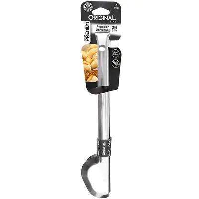 PEGADOR UNIVERSAL DE INOX CABO LONGO PREMIUM 29X5CM
