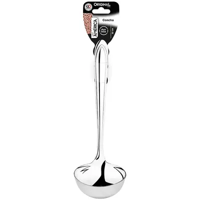 CONCHA DE INOX AMERICA 22X7CM
