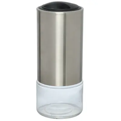 POTE DE VIDRO / INOX REDONDO PARA MANTIMENTOS COM TAMPA DE PLASTICO HAUSKRAFT 1,3L