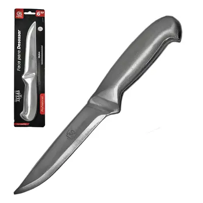 FACA DE DESOSSAR / ACOUGUEIRO DE INOX 6'' PROFISSIONAL TEXAS TD